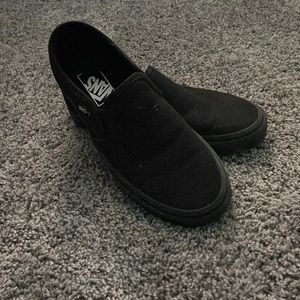 womens size 7 black vans